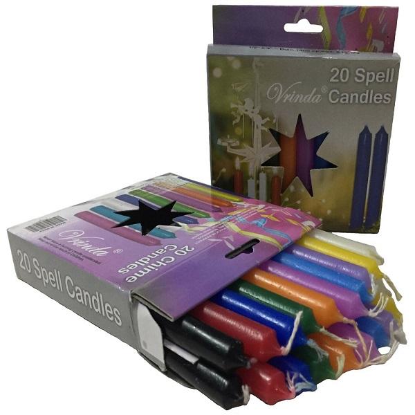 Chime/Spell Mini Candles - 10 Different Colors