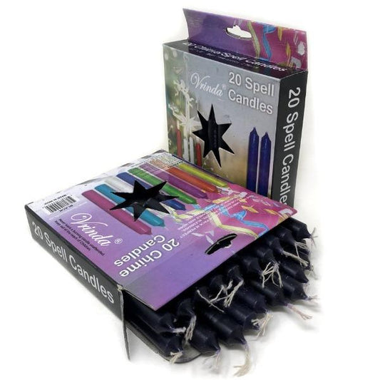 Chime/Spell Mini Candles - Black