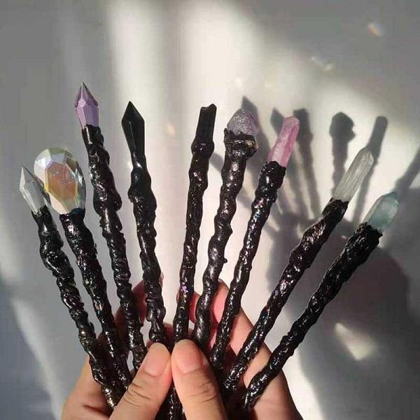 Witchy Crystal Wands