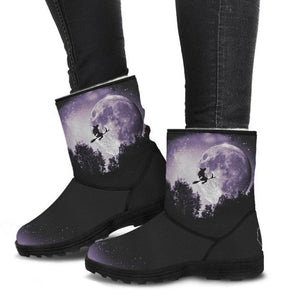 Full Moon Ride - Faux Fur Boots