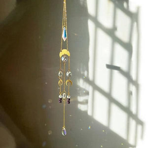 Moons and Crystals Suncatcher