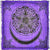 Moon Pentacle in Purple Altar Cloth - Big