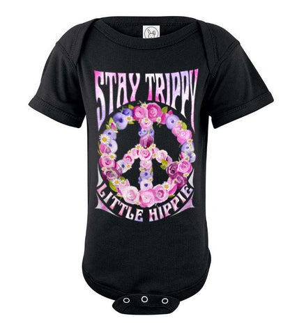 Stay trippy little hippie - Baby onesie