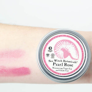 Vegan Lip and Cheek Tint - Pearl Rose