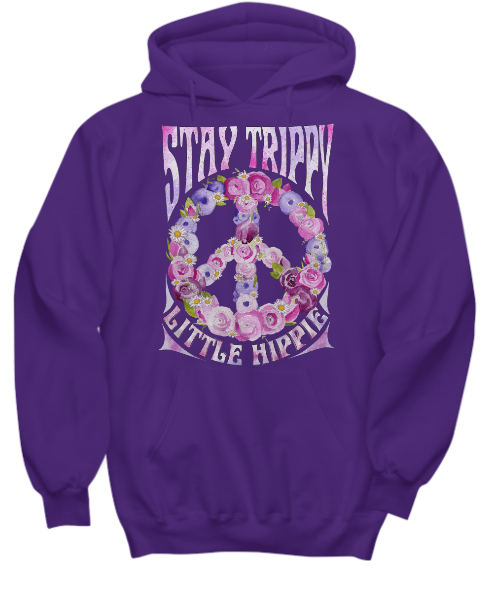 Stay trippy little hippie long sleeve