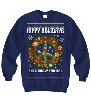 Hippy Holidays - Christmas Sweatshirt