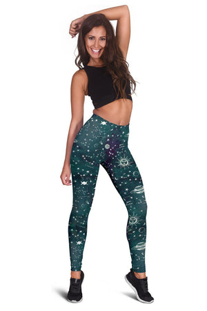 VERSACE JEANS COUTURE | Turquoise Women's Leggings | YOOX