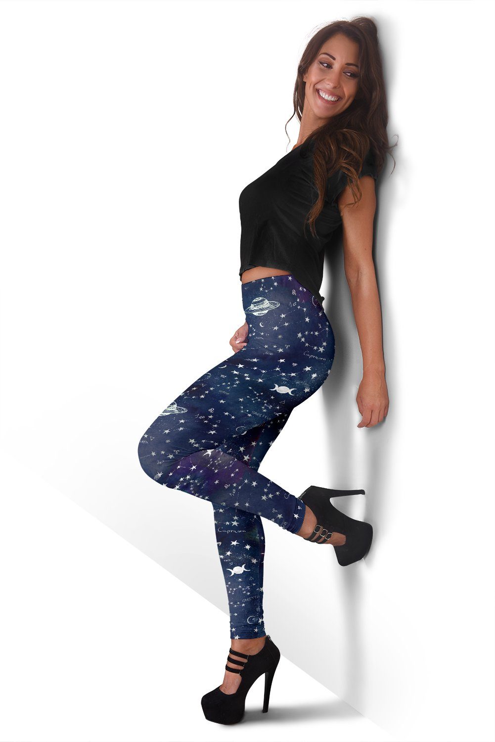 Mid Waist Blue Ladies Cotton Printed Jegging, Casual Wear, Skinny Fit at Rs  200 in Gurugram