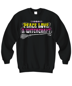 Peace, love & witchcraft long sleeve