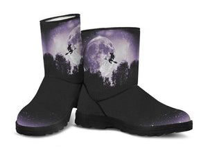 Full Moon Ride - Faux Fur Boots