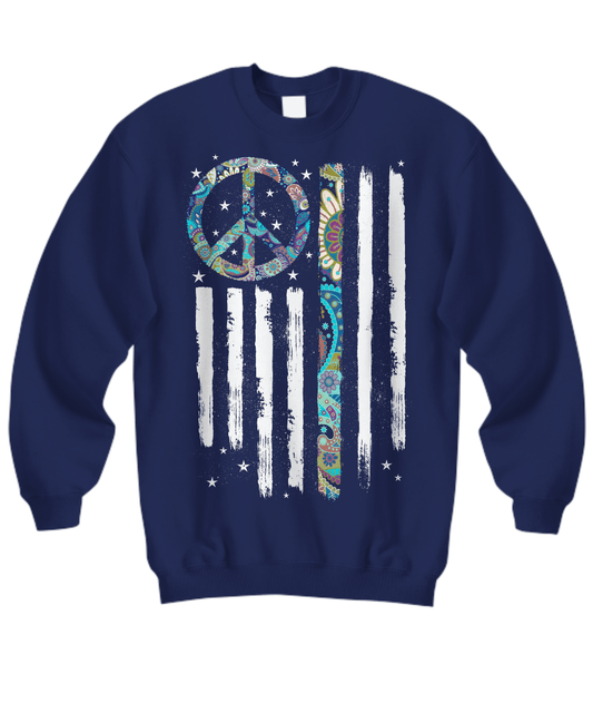 Make America hippie again long sleeve