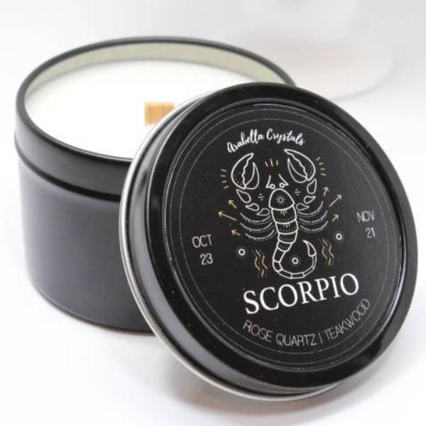 Scorpio Zodiac Candle - 4oz
