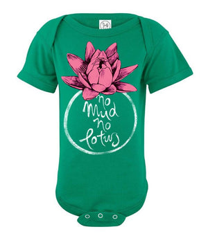 No mud no lotus - Baby onesie