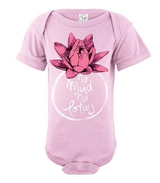 No mud no lotus - Baby onesie