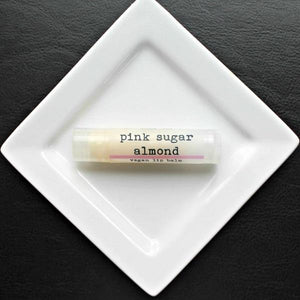Pink Sugar Almond Vegan Lip Balm