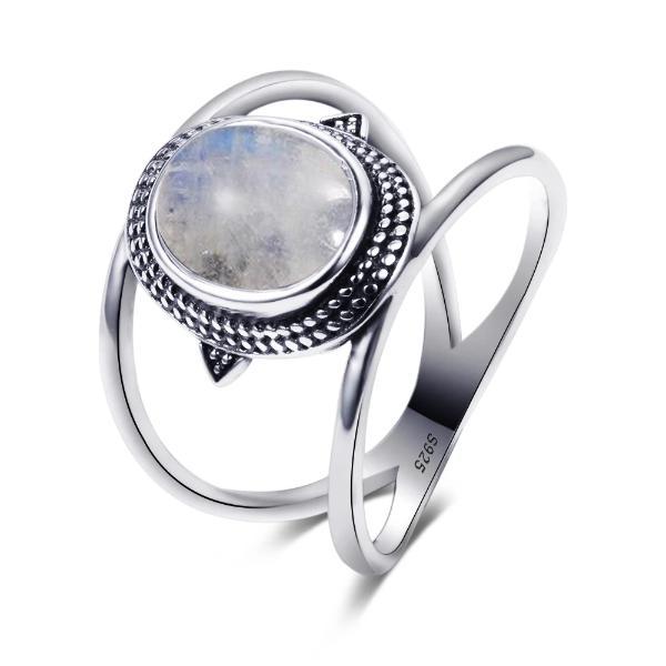 Rainbow Moonstone Ring – Matador Diamond, LLC