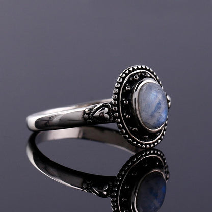 Smoky Moonstone Statement Ring