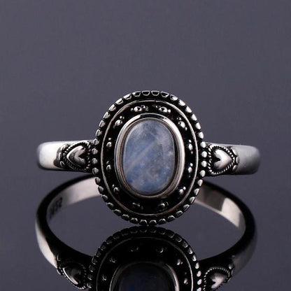 Smoky Moonstone Statement Ring