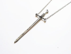 Antique Style Dagger Necklace