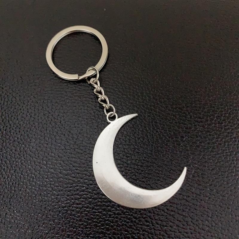 Crescent Moon Keychain