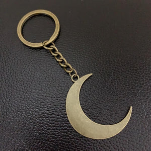 Crescent Moon Keychain