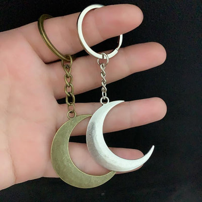 Crescent Moon Keychain