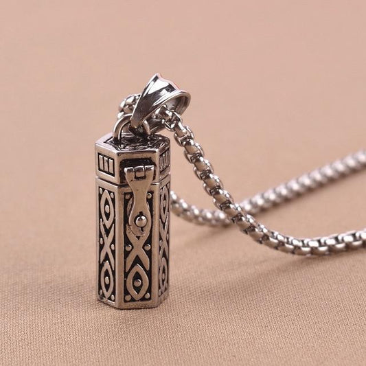 Titanium Memorial Vintage Necklace