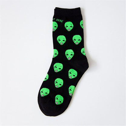 Aliens & Cats Socks