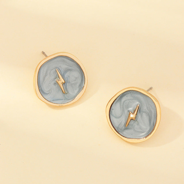 Dainty Astral Stud Earrings