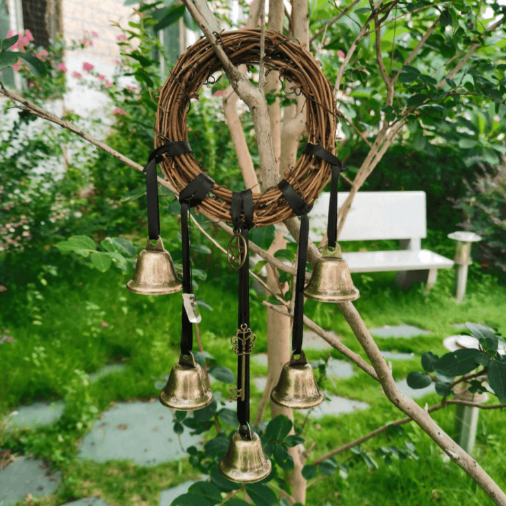 Witches Key Protection Hanging Bells
