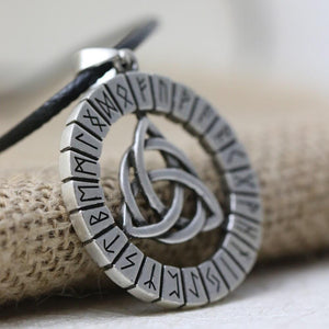Triquetra Nordic Rune Pendant Necklace