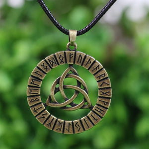 Triquetra Nordic Rune Pendant Necklace