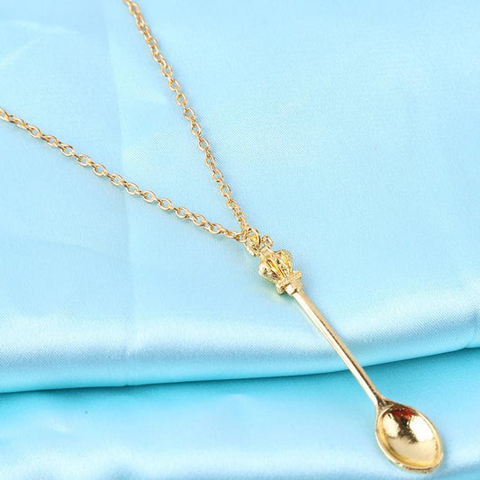 Royal Witchy Mini Tea Spoon Pendant Necklace