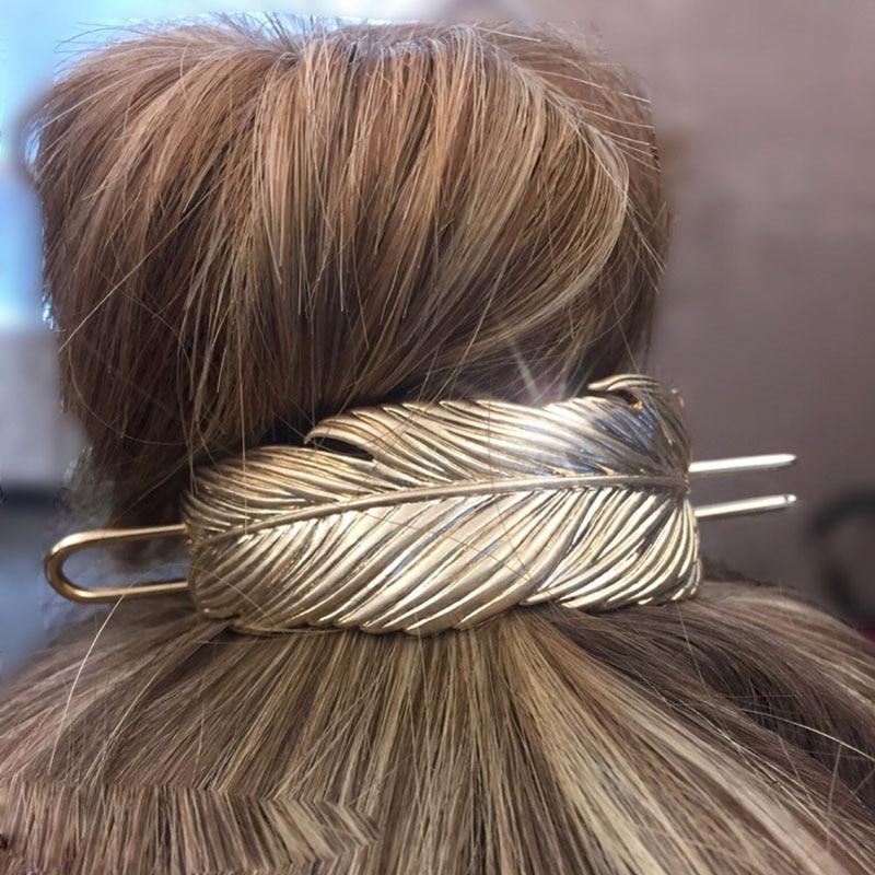 Vintage Feather Bun Cuff