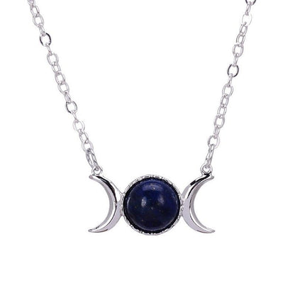 Triple moon necklace