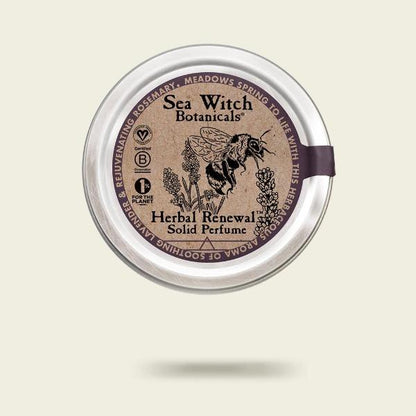 Solid Perfume: Herbal Renewal