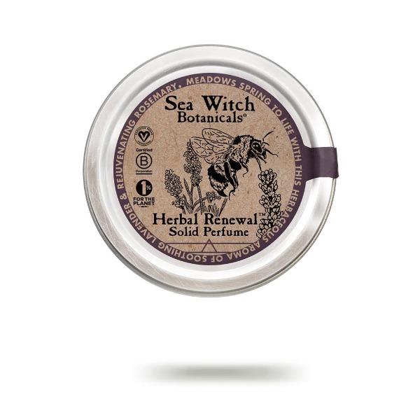 Solid Perfume: Herbal Renewal