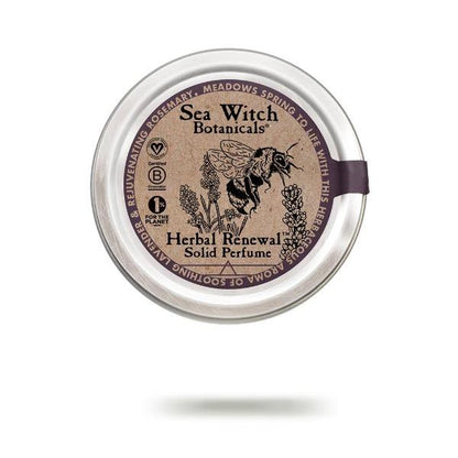 Solid Perfume: Herbal Renewal